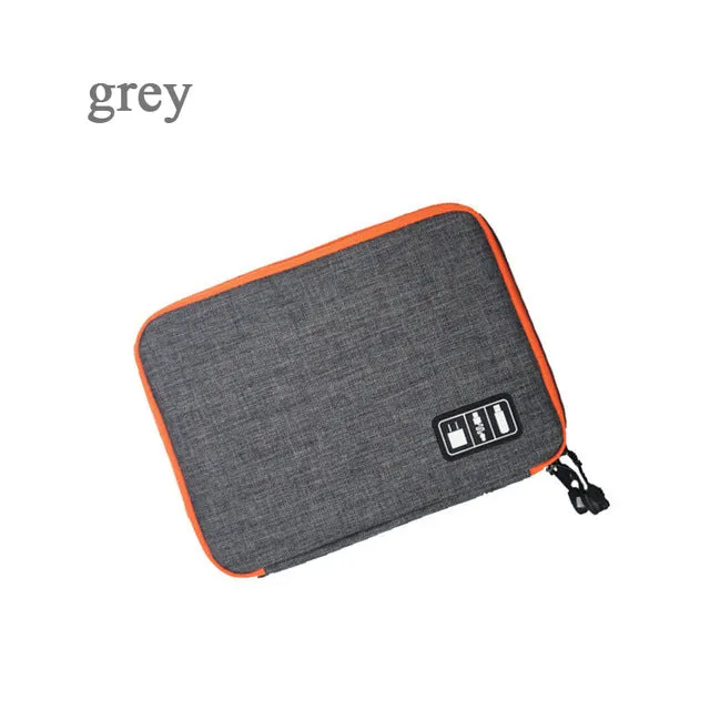 Yesello Waterproof Ipad Organizer USB Data Cable Earphone Wire Pen Power Bank Travel Accessories Case Digital Gadget Devices Bag